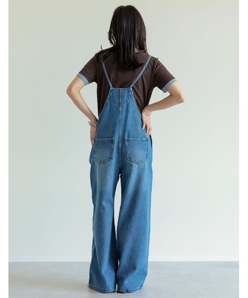 ZOZOTOWN限定][低身長/高身長サイズ有]ナローストラップデニム