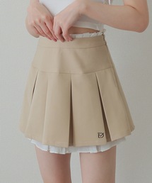 M DOLLY(Gh[)*M DOLLY original* pleat layered mini skirt/v[cC[h~jXJ[g(XJ[g)