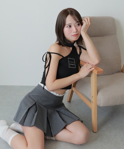 M DOLLY（エムドリー）の「*M DOLLY original* pleat layered mini