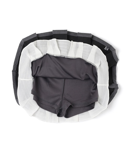 M DOLLY（エムドリー）の「*M DOLLY original* pleat layered mini skirt/プリーツレイヤードミニスカート（スカート・レディース・グレー/ベージュ・XS/S/M）」の18枚目の写真