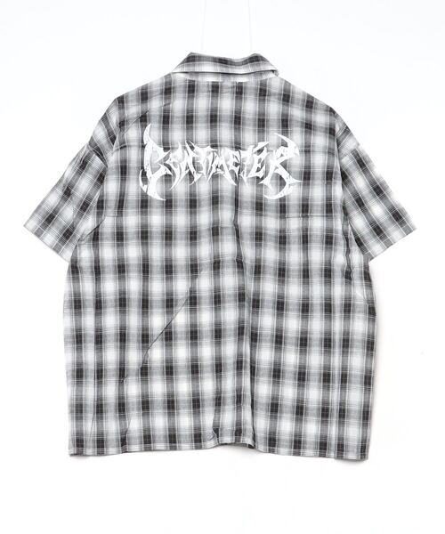 centimeter（センチメーター）の「tribal logo shirt（シャツ/ブラウス・メンズ・ブルー/ブラック・MEDIUM/X-LARGE/LARGE）」の10枚目の写真