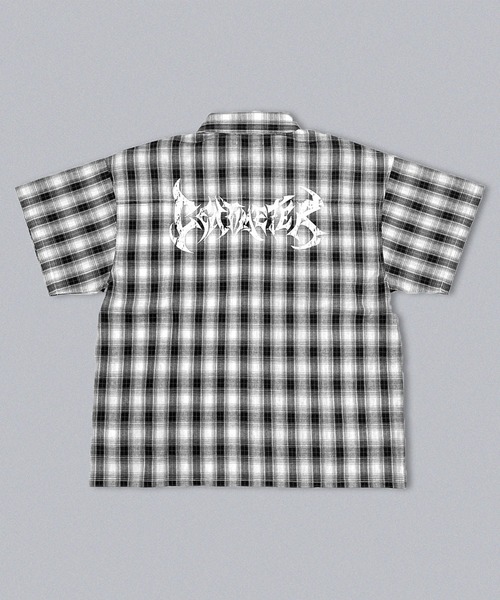 centimeter（センチメーター）の「tribal logo shirt（シャツ/ブラウス・メンズ・ブルー/ブラック・MEDIUM/X-LARGE/LARGE）」の5枚目の写真