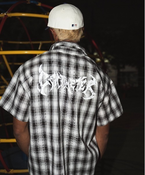 centimeter（センチメーター）の「tribal logo shirt（シャツ/ブラウス・メンズ・ブルー/ブラック・MEDIUM/X-LARGE/LARGE）」の12枚目の写真