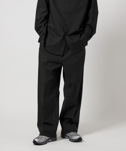 最終値下げ　UNITED ARROWS & SONS スラックス　黒　M UNITED ARROWS & SONS（ユナイテッドアローズアンドサンズ）の