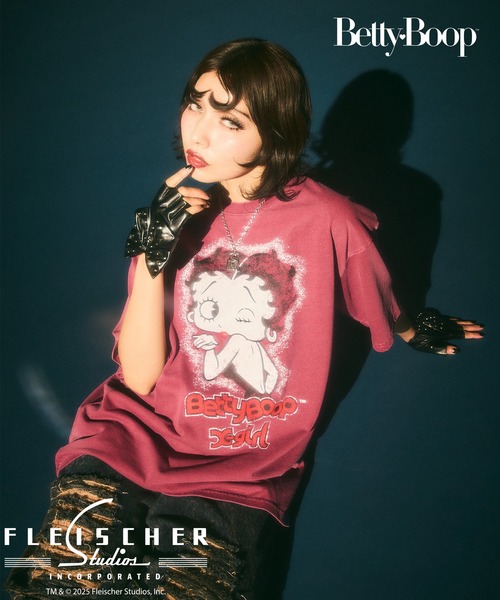 Gちゃんページ3ペア X-girl x BETTY BOOP(TM) S/S TEE（Tシャツ/カットソー）｜X
