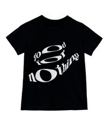 半袖アートロゴプリントTシャツ