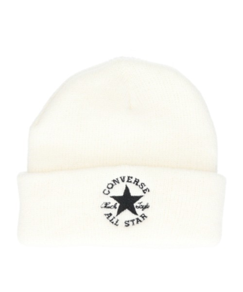 CONVERSE(コンバース)の「converse/コンバース CN ANKLE LOGO AC WATCH(ニットキャップ/ビーニー・メンズ・ネイビー/ブラック/ホワイト/ベージュ・57~59cm)」の1枚目の写真