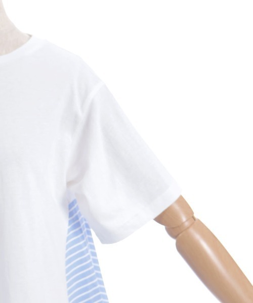 axes femme(アクシーズファム)の「ストライプ切替プルオーバー(Tシャツ/カットソー・レディース・ブラック/ホワイト・FREE)」の15枚目の写真