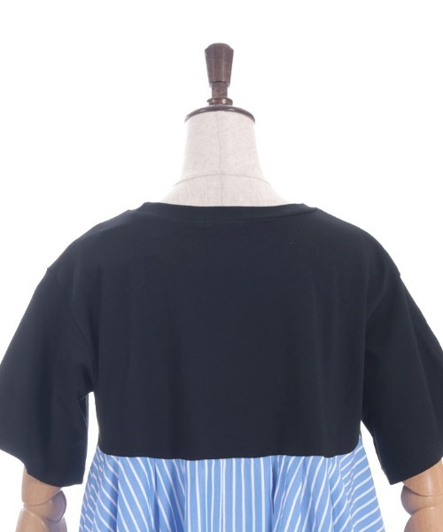 axes femme(アクシーズファム)の「ストライプ切替プルオーバー(Tシャツ/カットソー・レディース・ブラック/ホワイト・FREE)」の21枚目の写真