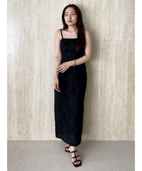 LAGUNAMOON（ラグナムーン）の「シアーエンブロイダリーワンピース（ワンピース・レディース・アイボリー/ブラック・MEDIUM/SMALL）」の7枚目の写真