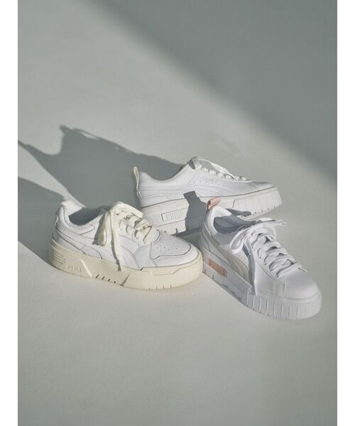 PUMA(プーマ)の「【PUMA】メイズウェッジ ウィメンズ(スニーカー・レディース・ホワイト・SMALL/LARGE/MEDIUM)」の6枚目の写真