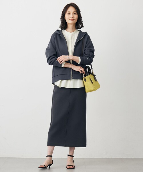 J.PRESS Ladies(J.プレス レディス)の「【WEB限定】ストライプ シャーリング ブラウス(シャツ/ブラウス・レディース・イエロー系1/ピンク系1/ネイビー系1/サックスブルー系1・S/XS)」の8枚目の写真