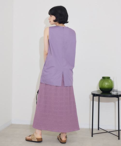 KATHARINE ROSS（キャサリンロス）の「【KATHARINE ROSS】トップス×チェックスカ―ト SET（スカート・レディース・パープル/ブラウン・MEDIUM）」の21枚目の写真