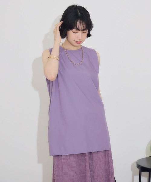 KATHARINE ROSS（キャサリンロス）の「【KATHARINE ROSS】トップス×チェックスカ―ト SET（スカート・レディース・パープル/ブラウン・MEDIUM）」の18枚目の写真