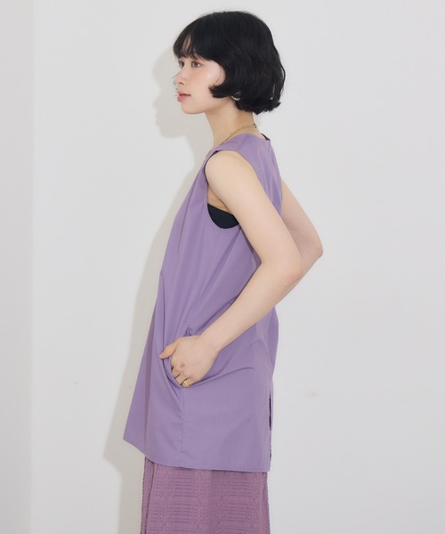 KATHARINE ROSS（キャサリンロス）の「【KATHARINE ROSS】トップス×チェックスカ―ト SET（スカート・レディース・パープル/ブラウン・MEDIUM）」の16枚目の写真