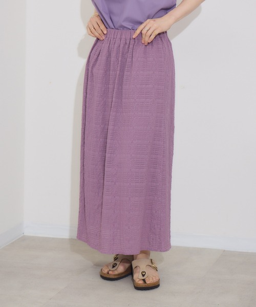 KATHARINE ROSS（キャサリンロス）の「【KATHARINE ROSS】トップス×チェックスカ―ト SET（スカート・レディース・パープル/ブラウン・MEDIUM）」の10枚目の写真