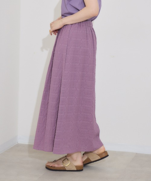 KATHARINE ROSS（キャサリンロス）の「【KATHARINE ROSS】トップス×チェックスカ―ト SET（スカート・レディース・パープル/ブラウン・MEDIUM）」の8枚目の写真