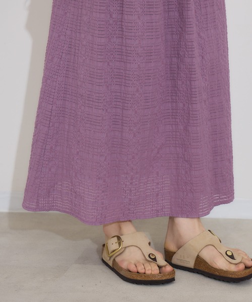 KATHARINE ROSS（キャサリンロス）の「【KATHARINE ROSS】トップス×チェックスカ―ト SET（スカート・レディース・パープル/ブラウン・MEDIUM）」の4枚目の写真