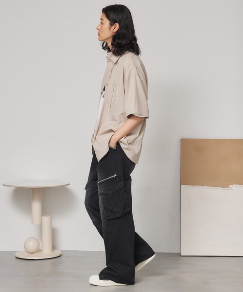 SEN TOKYO（セントーキョー）の「ヴィンテージワイドカーゴデニム（デニムパンツ・メンズ・ブラック/ブルー・M/L/XL）」の18枚目の写真