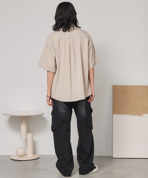 SEN TOKYO（セントーキョー）の「ヴィンテージワイドカーゴデニム（デニムパンツ・メンズ・ブラック/ブルー・M/L/XL）」の19枚目の写真