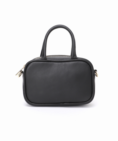 AULENTTI/オウレンティ MINI BOX スムースレザーshoulderバック