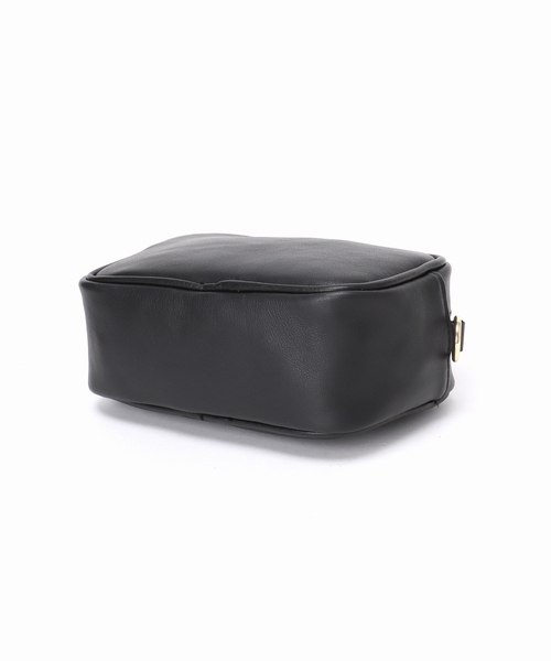 AULENTTI/オウレンティ MINI BOX スムースレザーshoulderバック