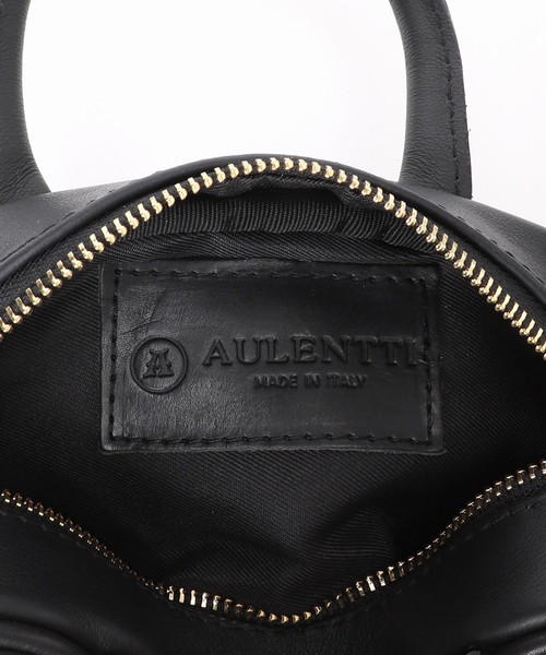 AULENTTI/オウレンティ MINI BOX スムースレザーshoulderバック