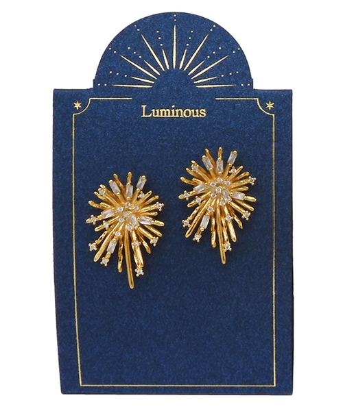 Zoule(ゾーラ)の「Zoule ゾーラ:Luminousシリーズ spark luminous ピアス(ピアス(両耳用)・レディース・シルバー/ゴールド・FREE)」の5枚目の写真