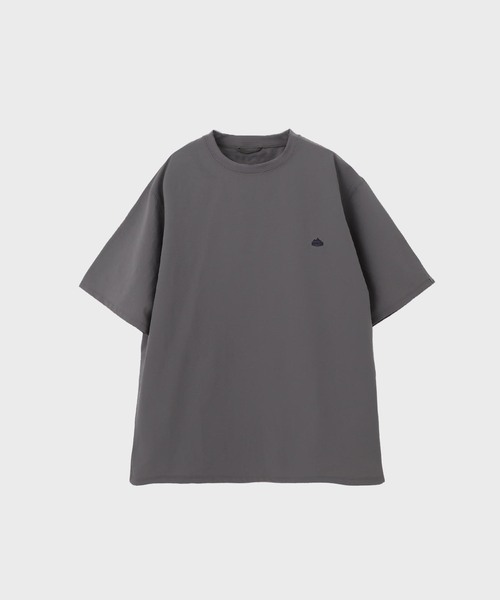 BT2シシクイ　グレー×黒 半袖Tシャツ サイズF BT2シシクイ グレー×黒 半袖Tシャツ サイズF RIB TEE / GRAY