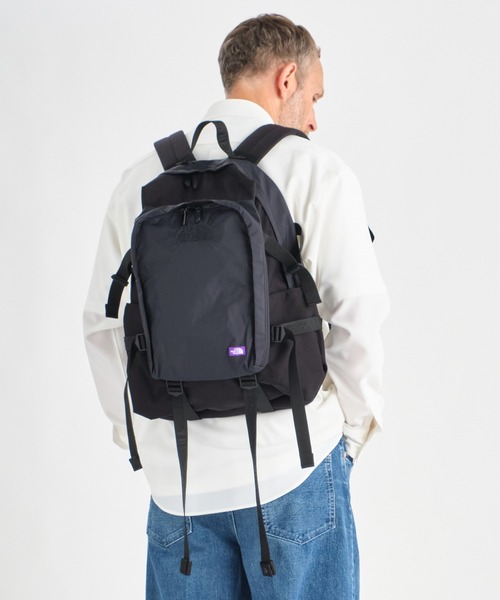 THE NORTH FACE PURPLE LABEL（ザ ノースフェイス パープルレーベル）の「【THE NORTH FACE PURPLE LABEL/ザノースフェイス】CORDURA Nylon Day Pack/コーデュラナイロンデイバック（バックパック/リュック・メンズ・グレー/ブラック/ダークネイビー・FREE）」の4枚目の写真