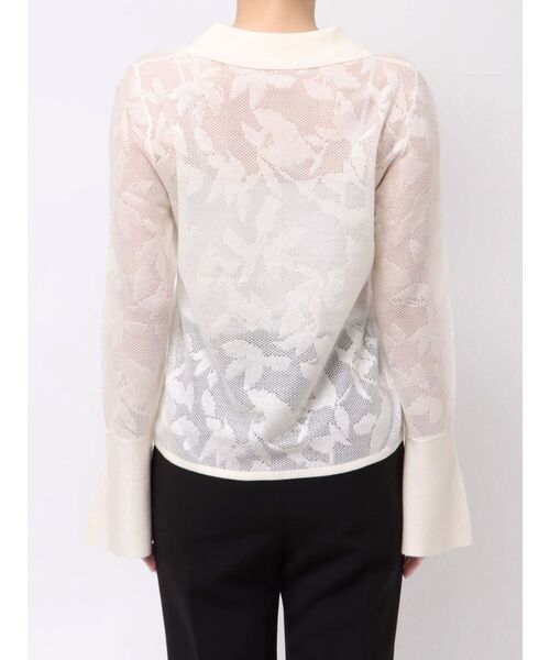 LAGUNAMOON（ラグナムーン）の「追加生産【WEB限定】シアージャガードビッグカラーニットプル（ニット/セーター・レディース・ブラウン/ホワイト/ネイビー・FREE）」の15枚目の写真