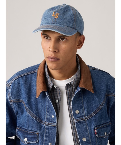 Levi's(リーバイス)の「Levi's/リーバイス モノグラム キャップ(キャップ・メンズ・ライトインディゴブルー・OS)」の1枚目の写真