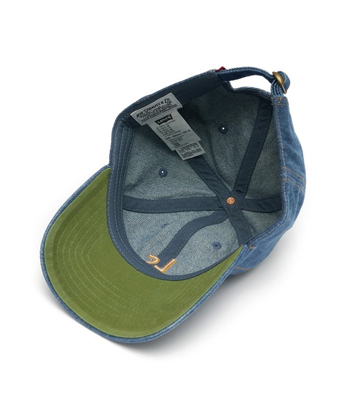 Levi's(リーバイス)の「Levi's/リーバイス モノグラム キャップ(キャップ・メンズ・ライトインディゴブルー・OS)」の5枚目の写真