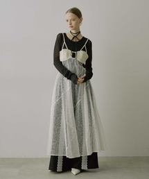 VIOLETTA | エスカルゴラインレースキャミワンピース(ワンピース)