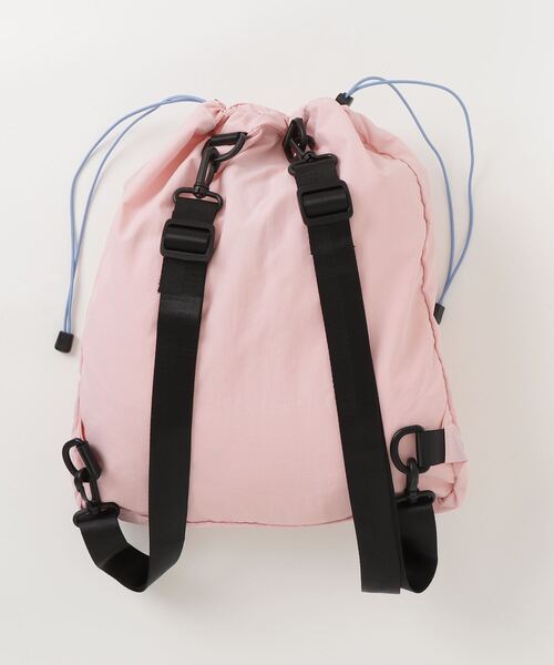 Per sist ence(パーシエンス)の「2WAYナップザック(バックパック/リュック・レディース・グレー/ピンク・ONE SIZE)」の3枚目の写真