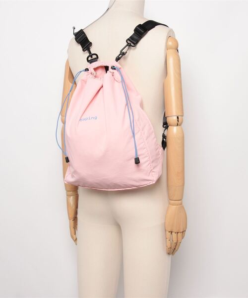 Per sist ence(パーシエンス)の「2WAYナップザック(バックパック/リュック・レディース・グレー/ピンク・ONE SIZE)」の6枚目の写真
