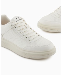 ARMANI EXCHANGE | 【A|X アルマーニ エクスチェンジ】オールオーバーエンボスロゴ レースアップスニーカー(スニーカー)