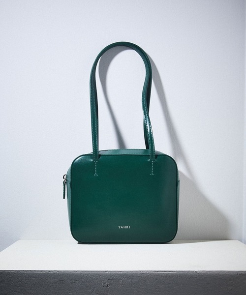 YAHKI（ヤーキ）の「(YAHKI)LONG HANDLE BOSTON（ボストンバッグ・レディース・ブラック/グリーン・ONE SIZE）」の11枚目の写真