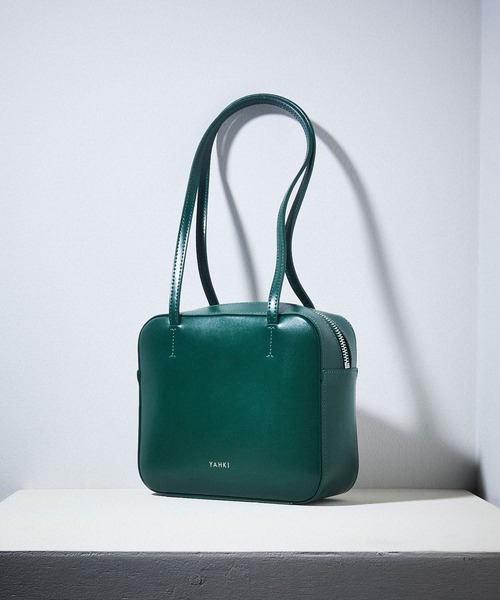 YAHKI（ヤーキ）の「(YAHKI)LONG HANDLE BOSTON（ボストンバッグ・レディース・ブラック/グリーン・ONE SIZE）」の12枚目の写真