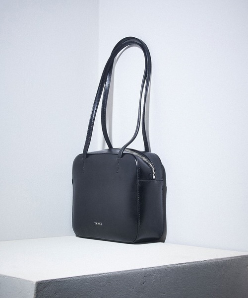 YAHKI（ヤーキ）の「(YAHKI)LONG HANDLE BOSTON（ボストンバッグ・レディース・ブラック/グリーン・ONE SIZE）」の5枚目の写真