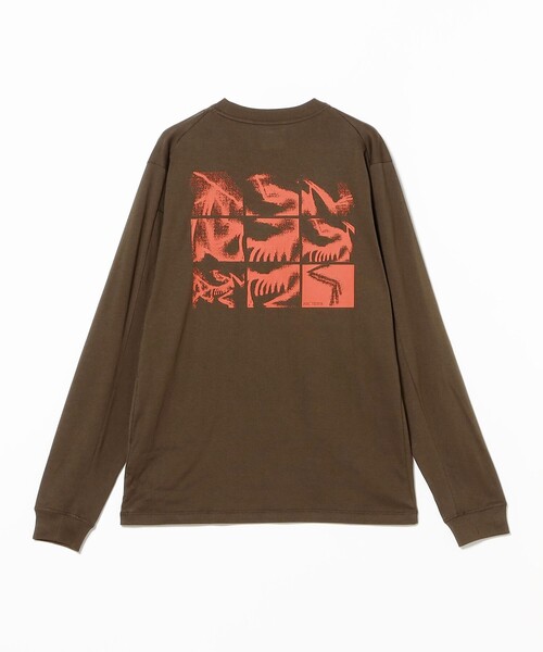 ARC'TERYX(アークテリクス)の「ARC’TERYX / Kragg SL Cotton Bird Tile LS(Tシャツ/カットソー・メンズ・ブラウン/ブラック/グリーン系その他5・LARGE/MEDIUM/X-LARGE)」の8枚目の写真