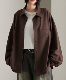 cussil（クシル）の「【cussil/クシル】ヘビードレープルーズシルエットレギュラー長袖シャツ（シャツ/ブラウス）」