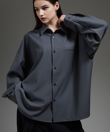 cussil（クシル）の「【cussil/クシル】ヘビードレープルーズシルエットレギュラー長袖シャツ（シャツ/ブラウス）」