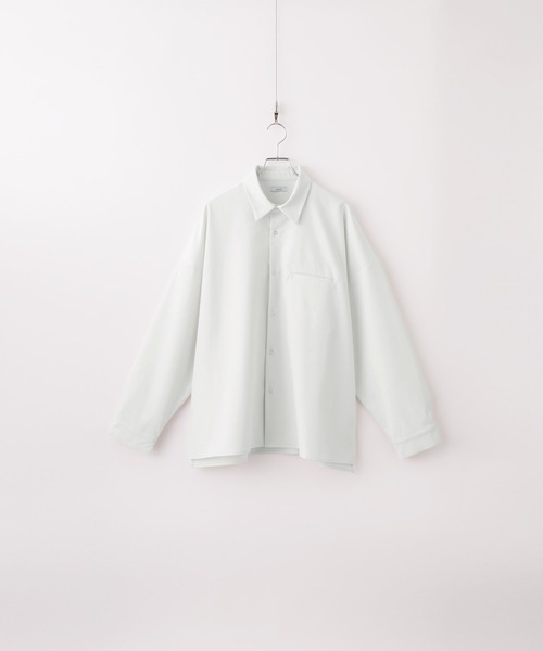 cussil(クシル)の「【cussil/クシル】ヘビードレープルーズシルエットレギュラー長袖シャツ(シャツ/ブラウス・メンズ・ブラック/チャコールグレー/ホワイト/ライトグレー/ブルー/ブラウン/ワイン・XS/S/M/L)」の22枚目の写真