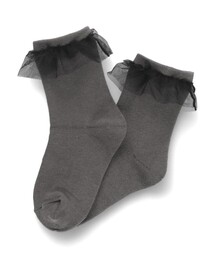 BRANSHES（ブランシェス）の「チュールレースソックス（ソックス/靴下・キッズ）」