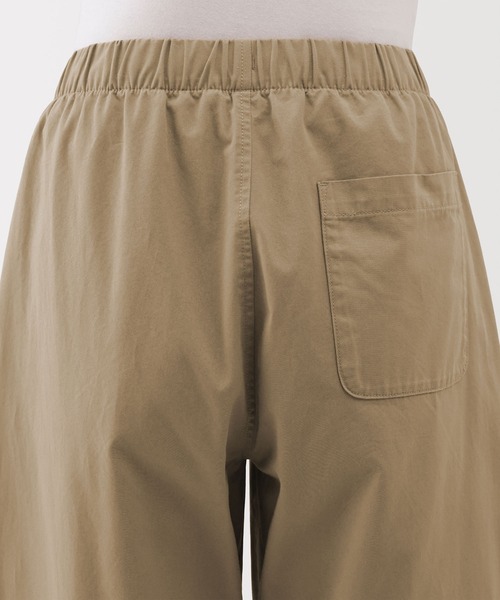 無印良品（ムジルシリョウヒン）の「婦人　洗いざらし　コットンイージーテーパードパンツ（その他パンツ・レディース・ベージュ/カーキ系/ブラック・S/M/L/XL/XXL/XS）」の12枚目の写真