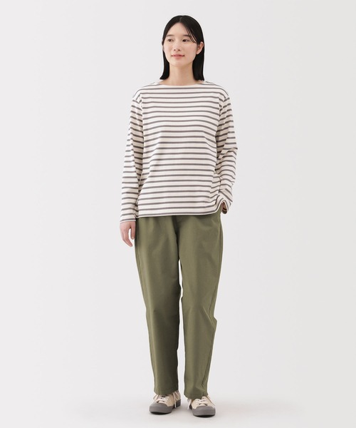 無印良品（ムジルシリョウヒン）の「婦人　洗いざらし　コットンイージーテーパードパンツ（その他パンツ・レディース・ベージュ/カーキ系/ブラック・S/M/L/XL/XXL/XS）」の16枚目の写真