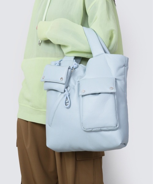 CONTROL FREAK / CTFK（コントロールフリーク）の「CONTROL FREAK(コントロールフリーク)Paddedトート（トートバッグ・レディース・ブラウン/ブラック/サックスブルー・FREE）」の8枚目の写真