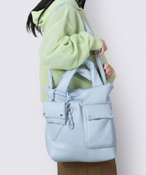 CONTROL FREAK / CTFK（コントロールフリーク）の「CONTROL FREAK(コントロールフリーク)Paddedトート（トートバッグ・レディース・ブラウン/ブラック/サックスブルー・FREE）」の7枚目の写真