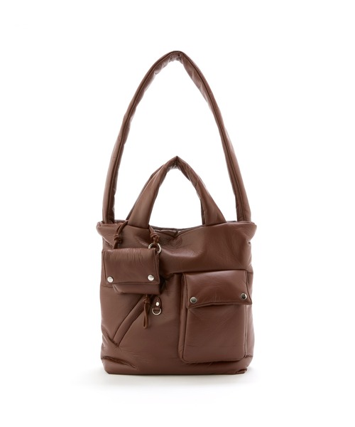 CONTROL FREAK / CTFK（コントロールフリーク）の「CONTROL FREAK(コントロールフリーク)Paddedトート（トートバッグ・レディース・ブラウン/ブラック/サックスブルー・FREE）」の21枚目の写真